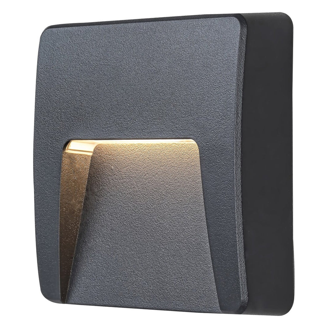 Rabalux væglampe, udendørs, IP65, LED 3W, antracit, Trento