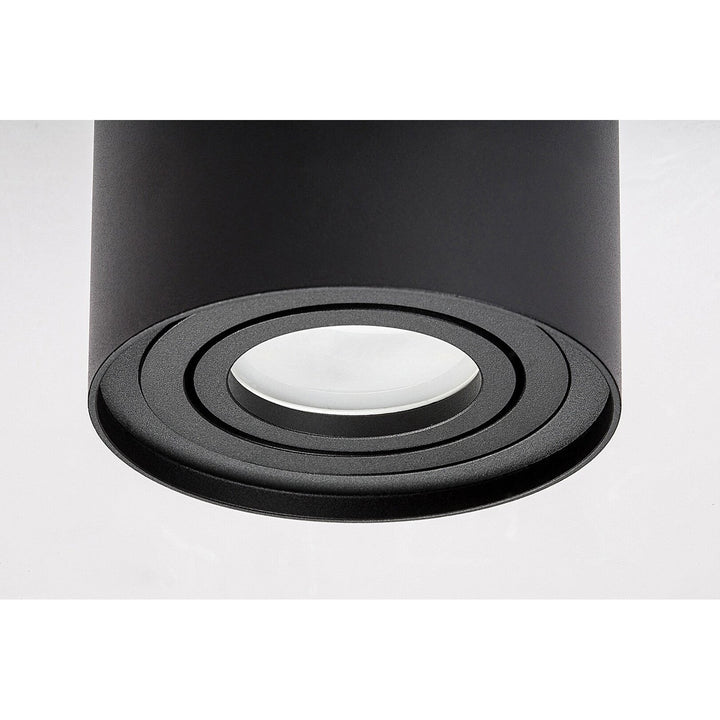 Rabalux loftlampe, påsætningslampe, GU10, IP20, sort, Kobald