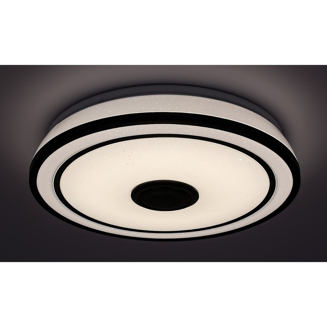 Round ceiling lamp Rabalux, 24W LED, RGB, Bluetooth, timer, Nikolaus