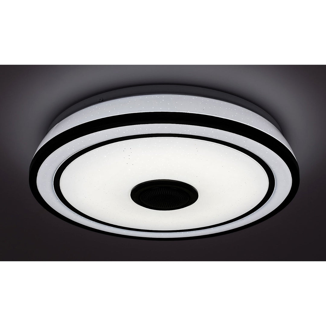Round ceiling lamp Rabalux, 24W LED, RGB, Bluetooth, timer, Nikolaus