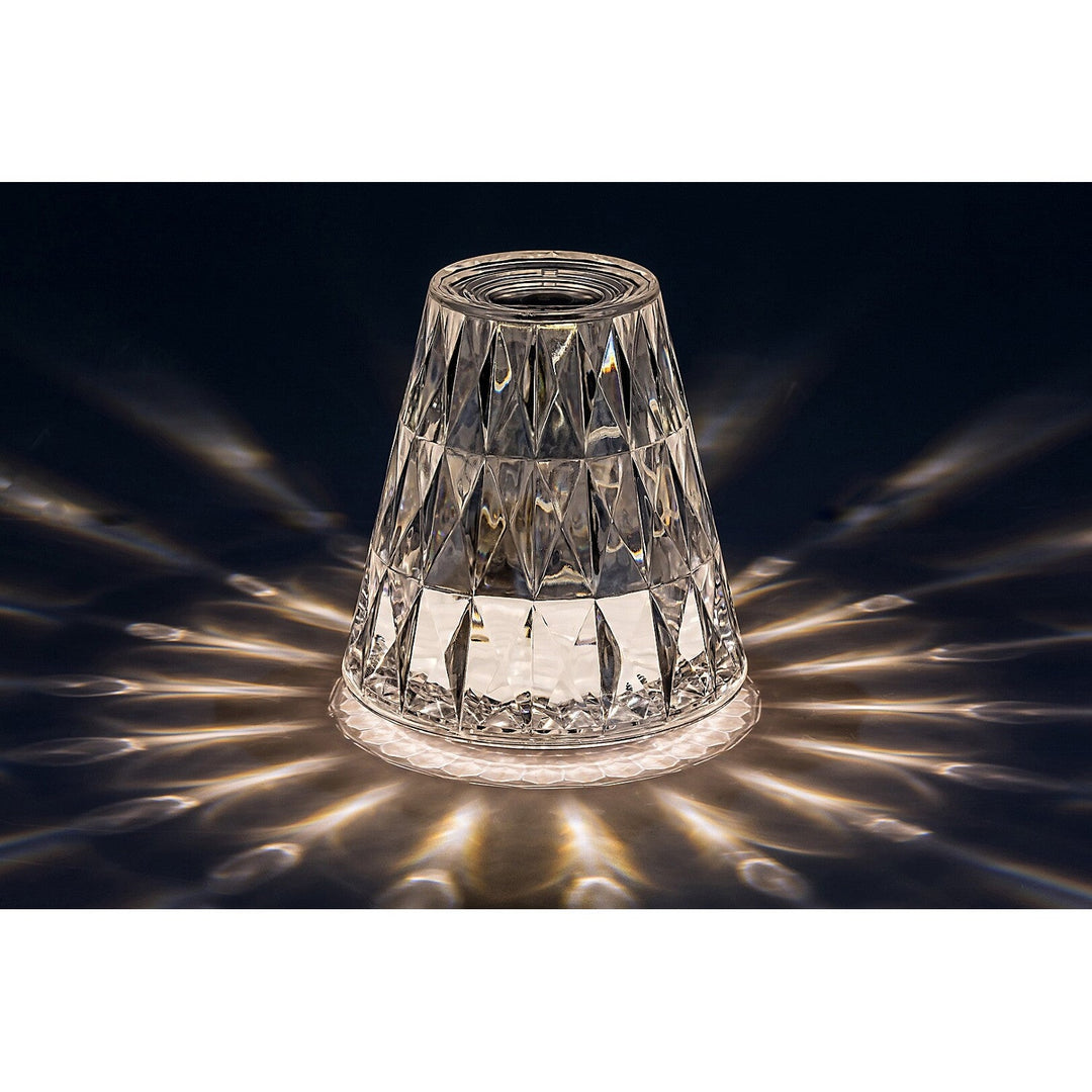 Dekorativ lampe Rabaux, bordlampe, 2W LED, RGB, Siggy