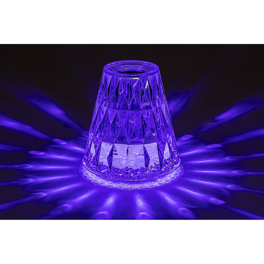 Dekorativ lampe Rabaux, bordlampe, 2W LED, RGB, Siggy