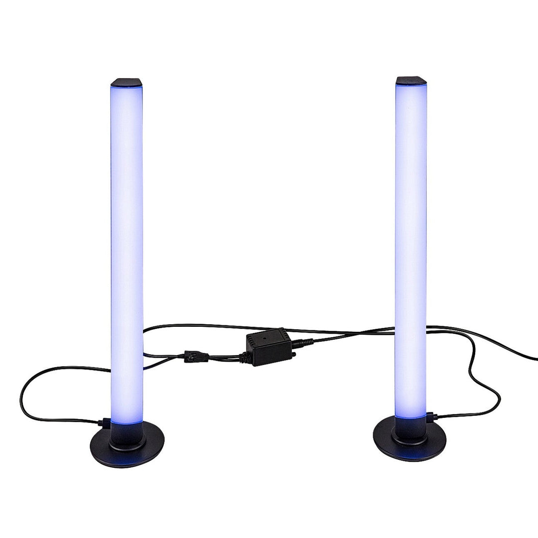 Rabalux standerlampe, gulvlampe, 5W LED, RGB, sort, Paco