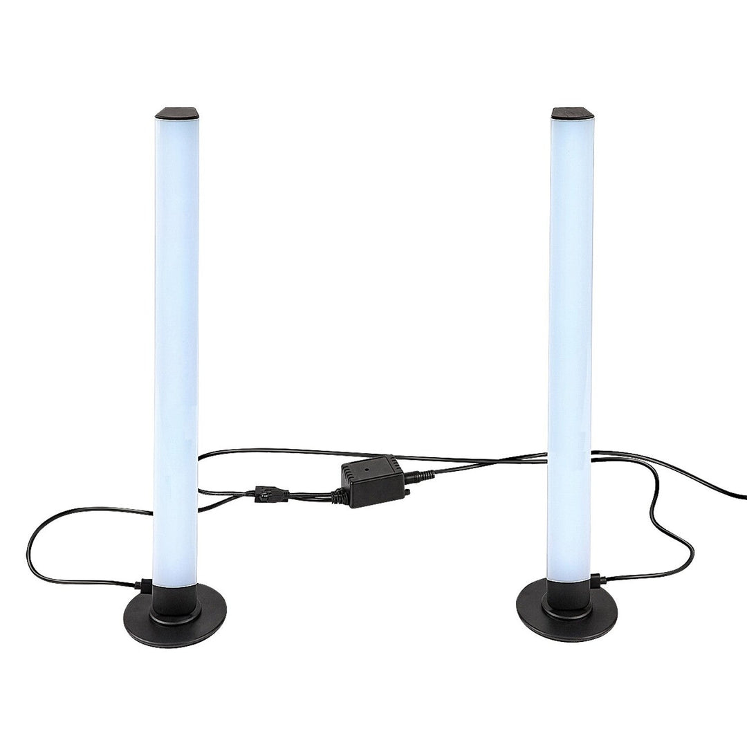 Rabalux standerlampe, gulvlampe, 5W LED, RGB, sort, Paco