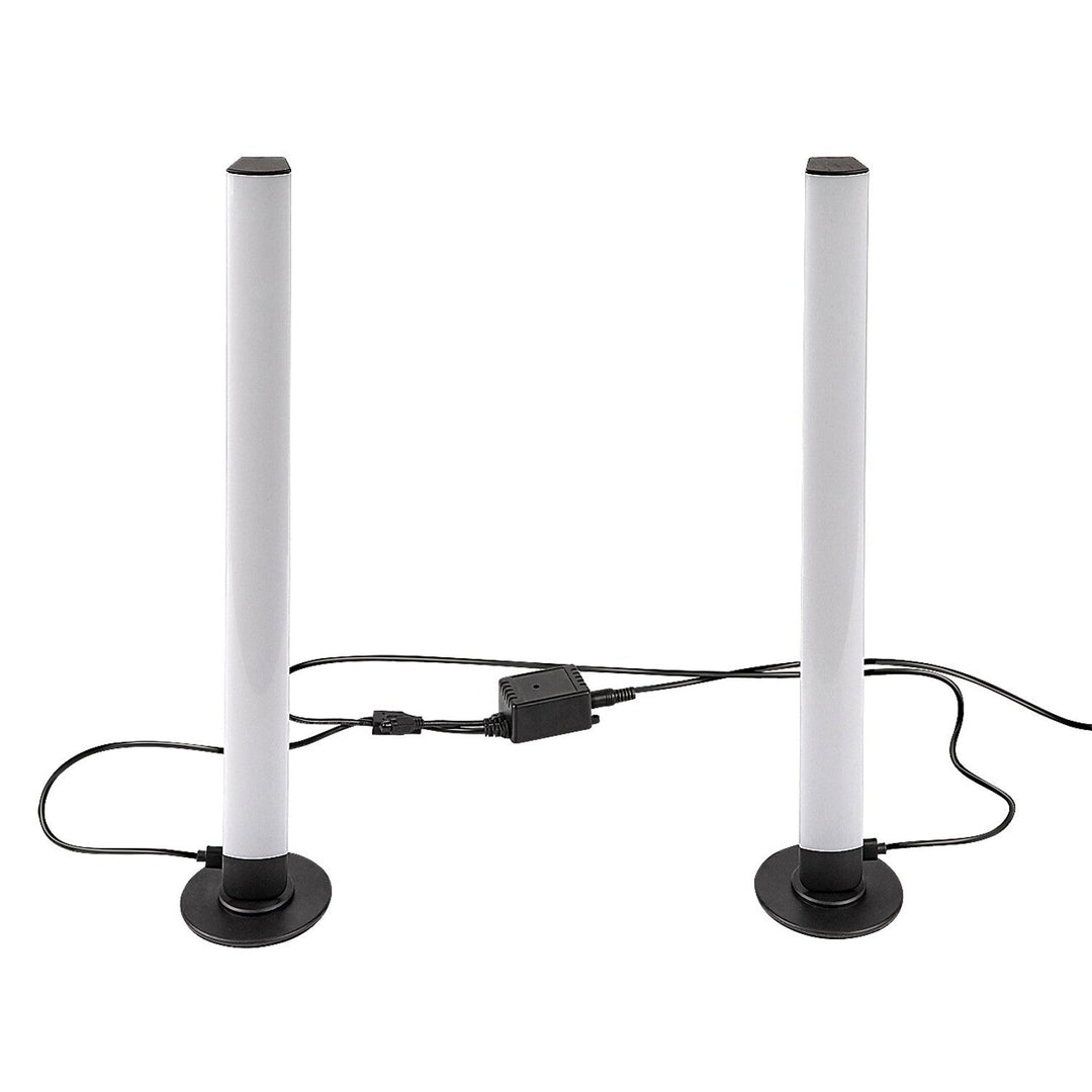 Rabalux standerlampe, gulvlampe, 5W LED, RGB, sort, Paco
