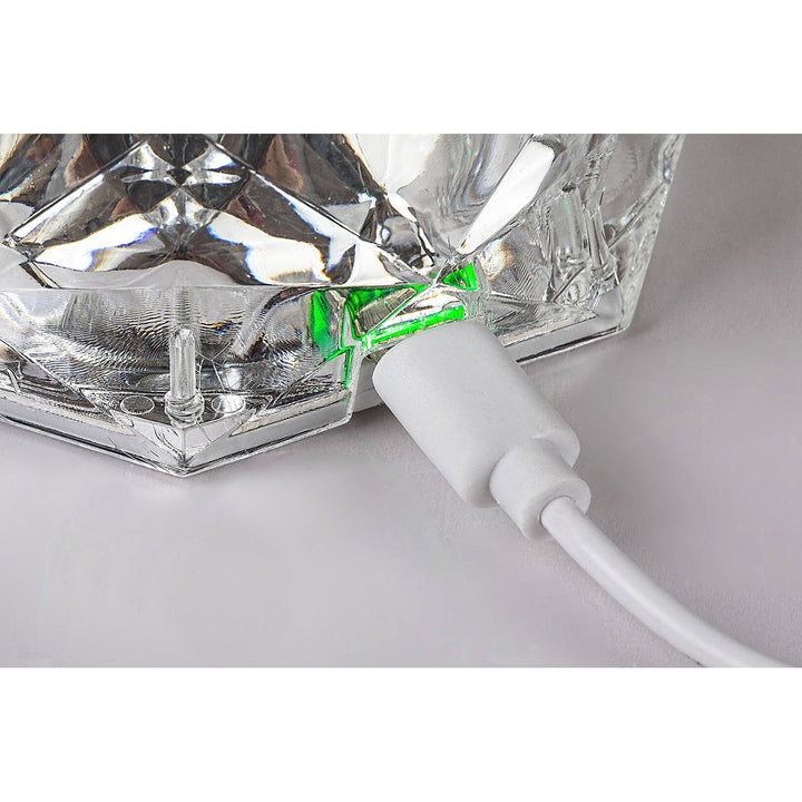 Dekorativ lampe Rabaux, krystal, 1,5 W LED, RGB, Siggy