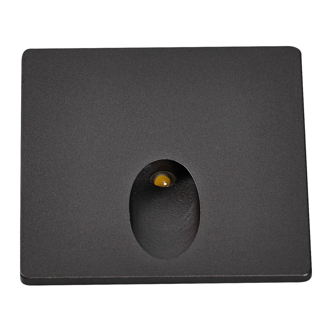 Trappelys Rabalux, LED 3W, varm hvid farve, sort farve, Boven
