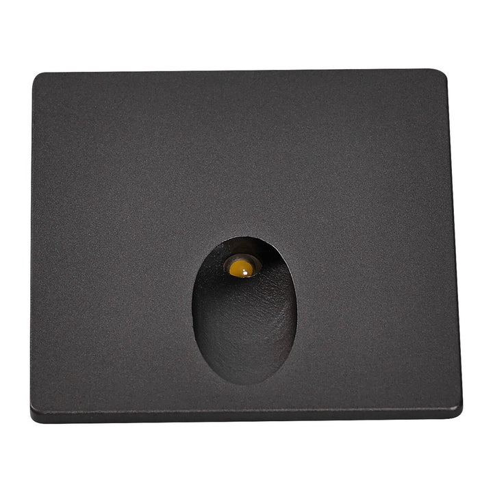 Trappelys Rabalux, LED 3W, varm hvid farve, sort farve, Boven
