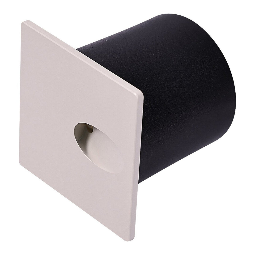 Trappelys Rabalux, LED 3W, varm hvid farve, hvid farve, Boven
