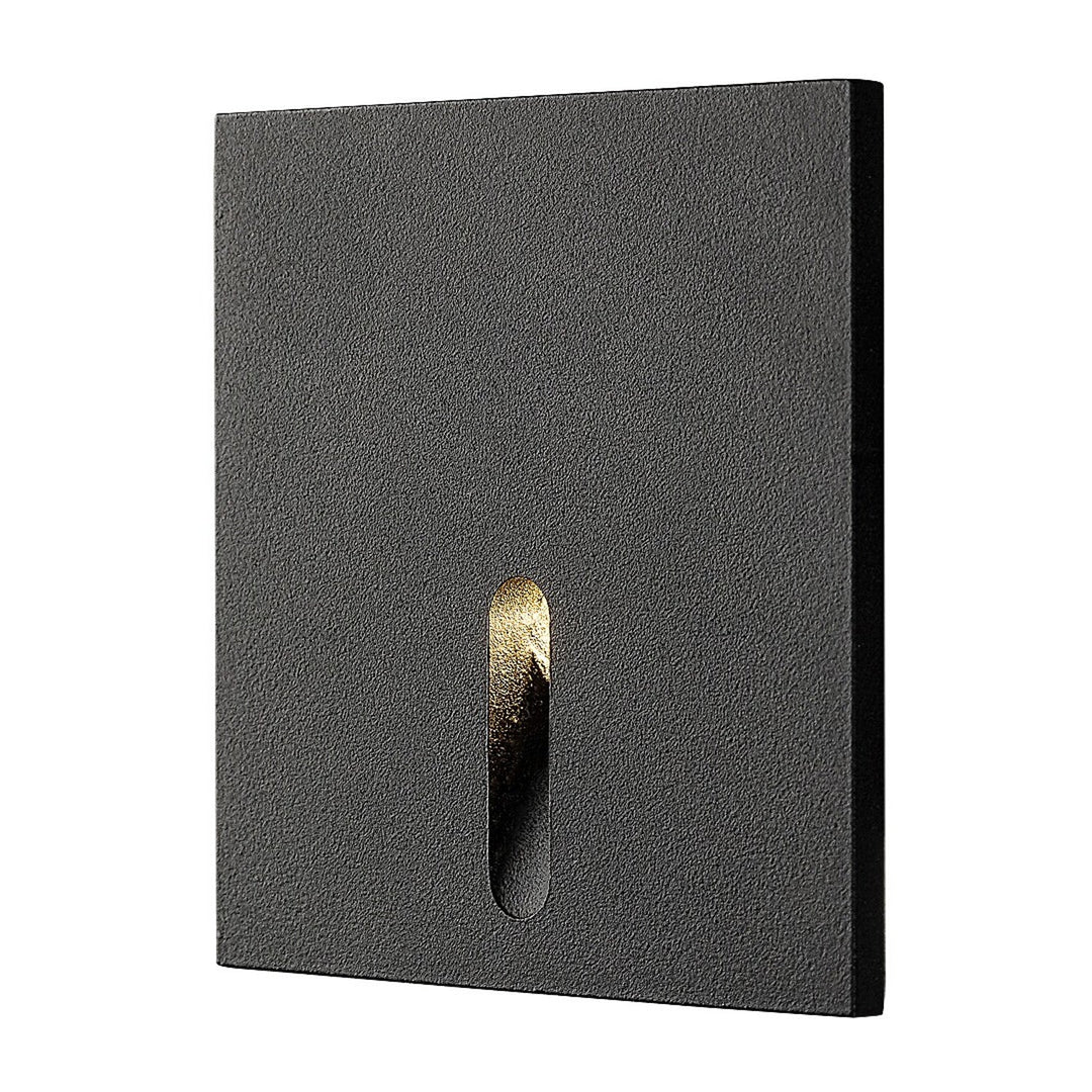 Trappelys Rabalux, LED 3W, varm hvid farve, sort farve, Boven