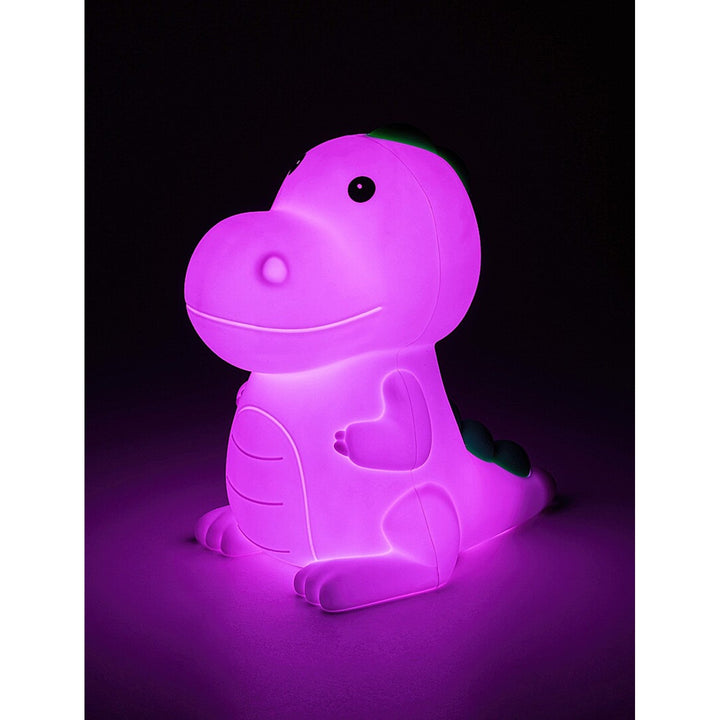 Rabalux børnelampe, dinosaur, LED RGB, varm hvid, IP20, Unicoo