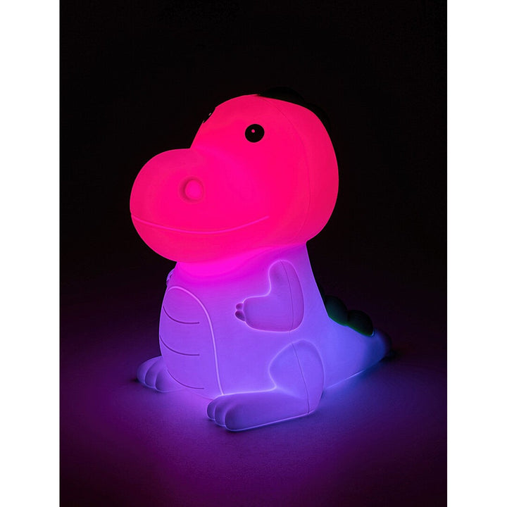 Rabalux børnelampe, dinosaur, LED RGB, varm hvid, IP20, Unicoo