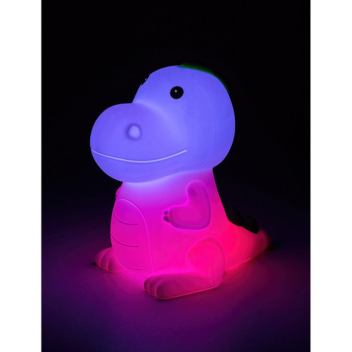 Rabalux børnelampe, dinosaur, LED RGB, varm hvid, IP20, Unicoo