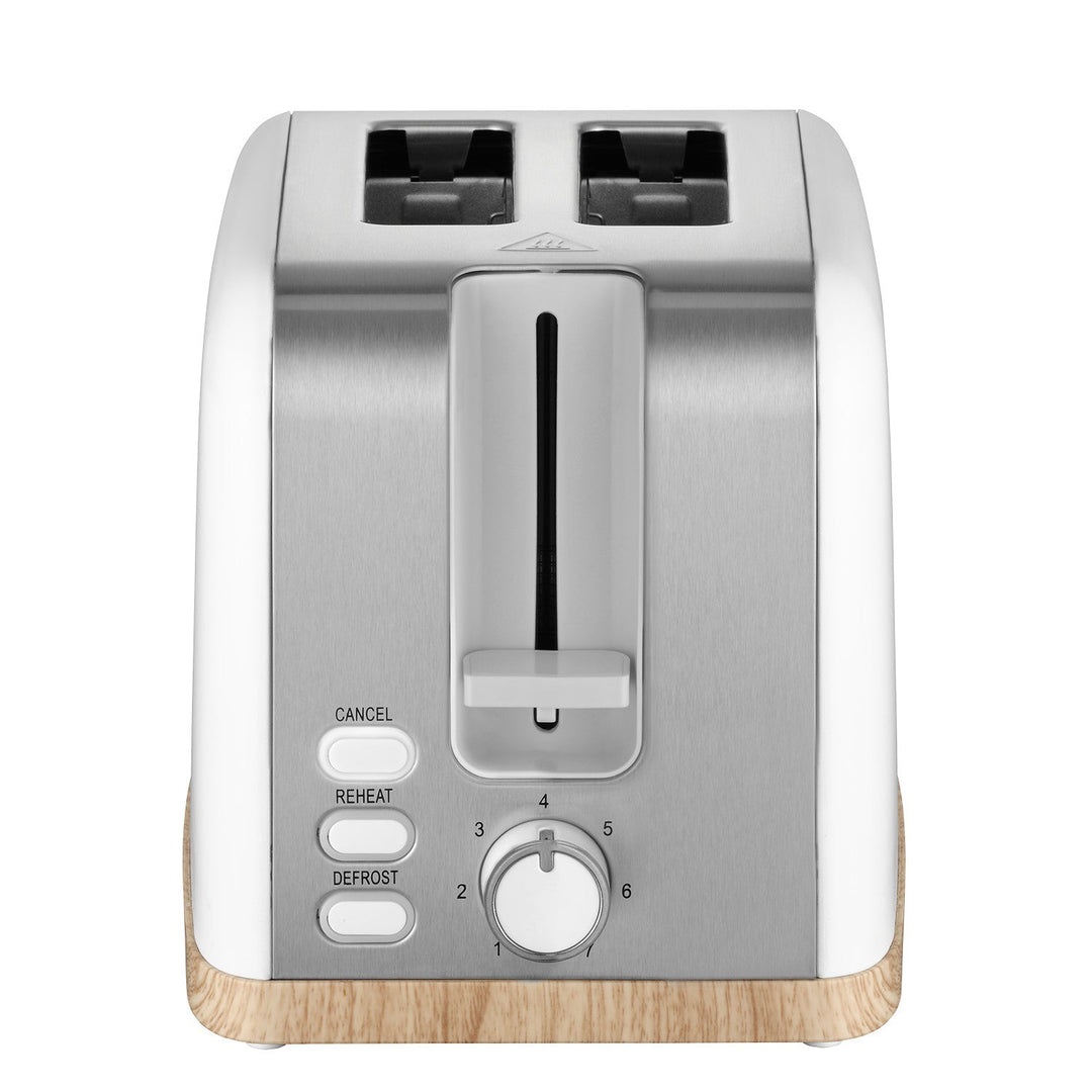Concept elektrisk brødrister, 930 W, 7 bruningsniveauer, hvid, TE2015