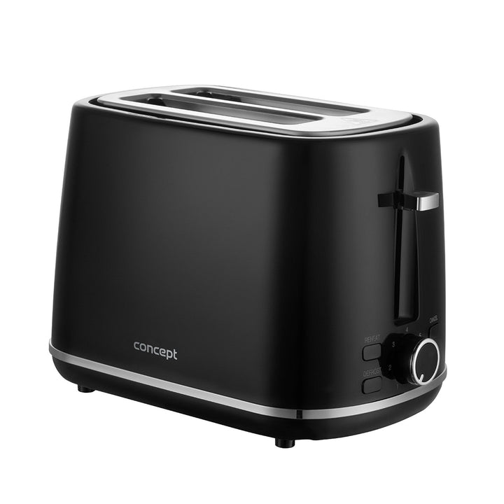 Concept elektrisk brødrister, 930 W, 7 bruningsniveauer, sort, TE2075