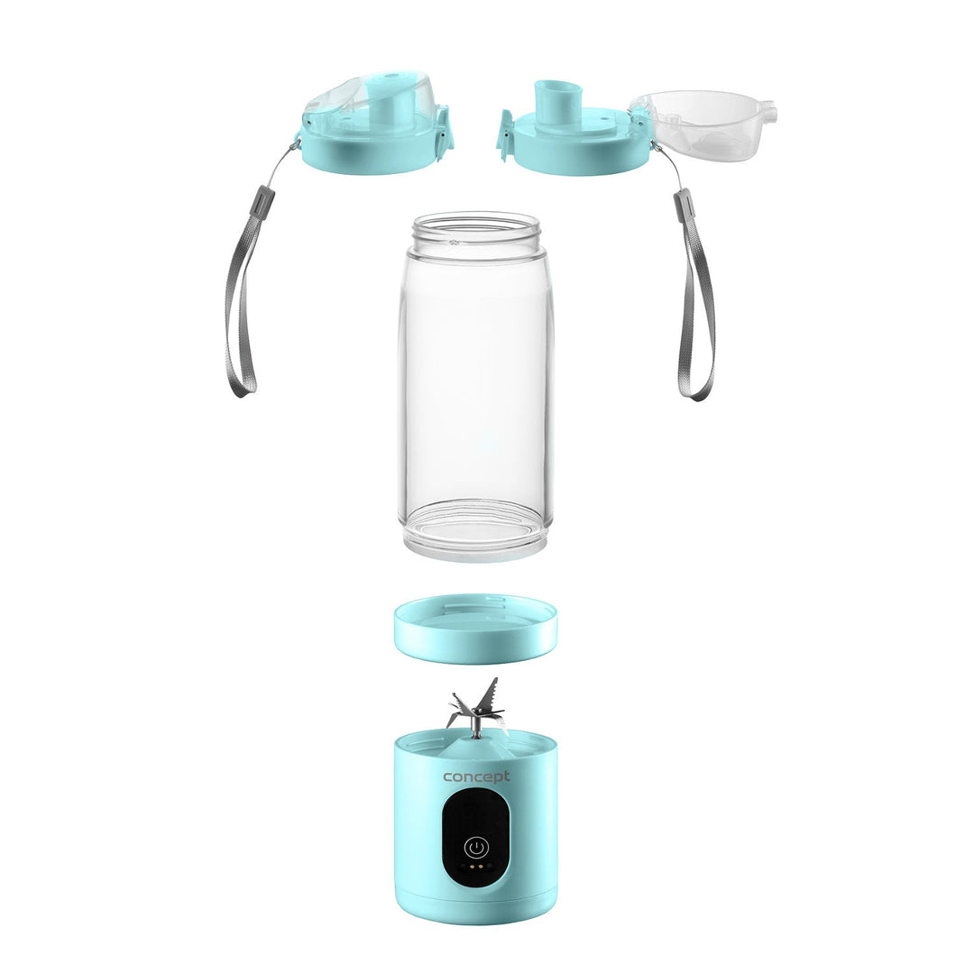 Concept personlig blender, 600 ml, Li-Ion-batteri, blå, FitMaker SM4002