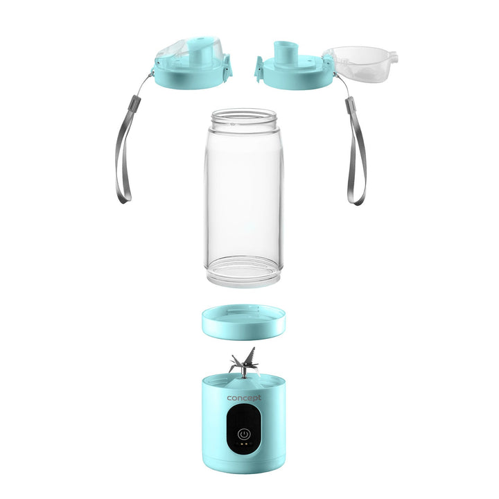 Concept personlig blender, 600 ml, Li-Ion-batteri, blå, FitMaker SM4002