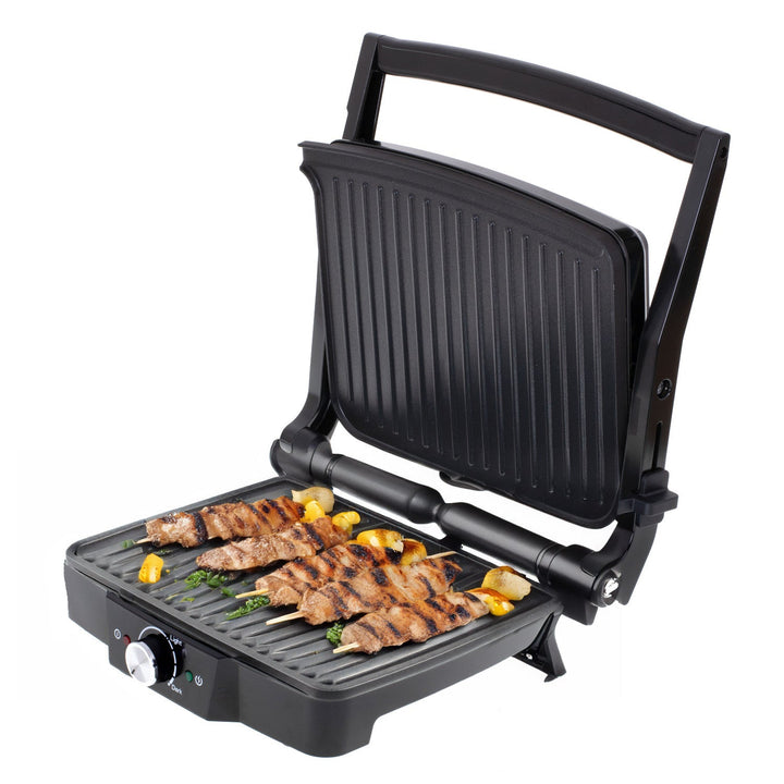 Camry elektrisk grill, stor overflade 28x23 cm, temperaturregulering, maksimal effekt 2500 W, CR 3053