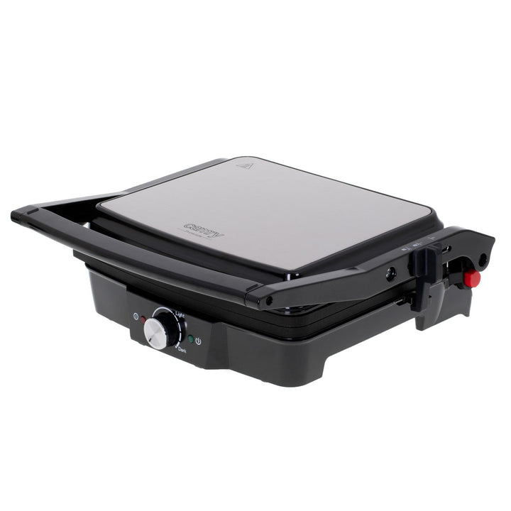 Camry elektrisk grill, stor overflade 28x23 cm, temperaturregulering, maksimal effekt 2500 W, CR 3053