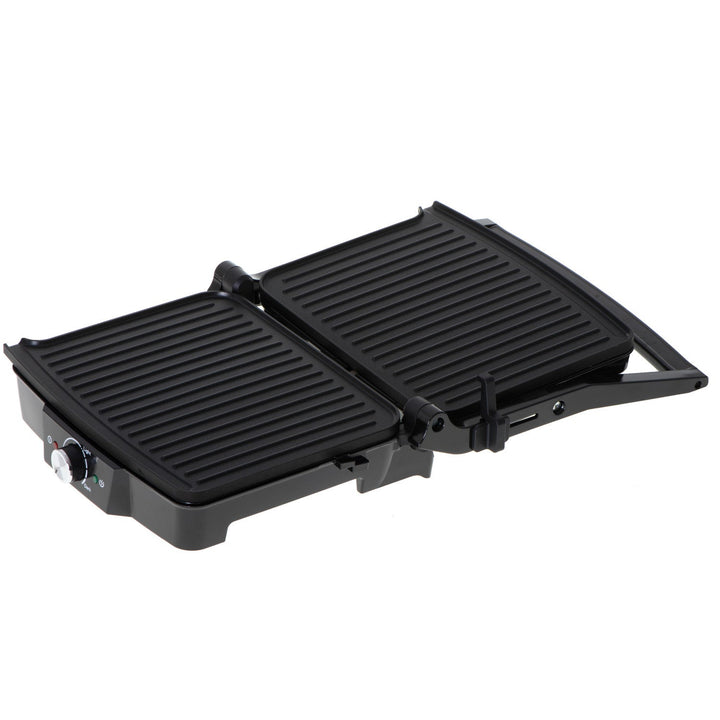 Camry elektrisk grill, stor overflade 28x23 cm, temperaturregulering, maksimal effekt 2500 W, CR 3053