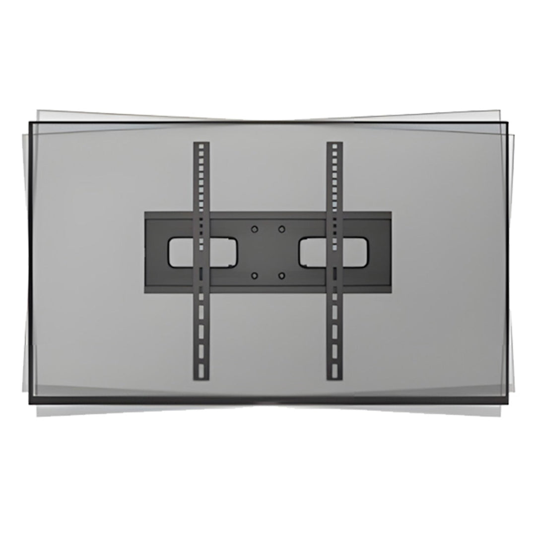 Maclean TV-holder, maks. VESA 400x400, 32-75", 50 kg, vertikal og horisontal vinkelregulering, profil 80-380 mm, sort, MC-788