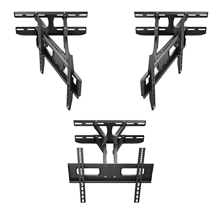 Maclean TV-holder, maks. VESA 400x400, 32-75", 50 kg, vertikal og horisontal vinkelregulering, profil 80-380 mm, sort, MC-788