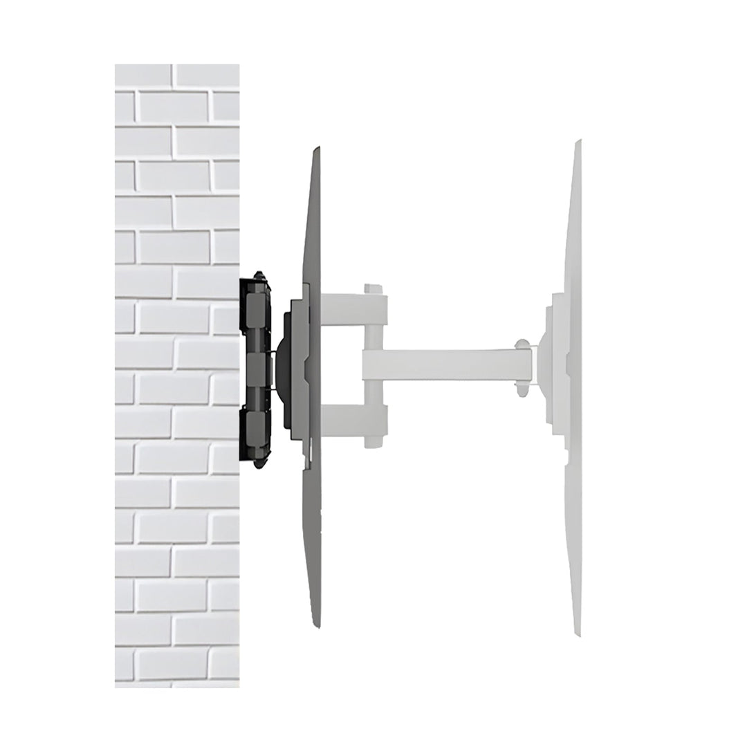 Maclean TV-holder, maks. VESA 400x400, 32-75", 50 kg, vertikal og horisontal vinkelregulering, profil 80-380 mm, sort, MC-788