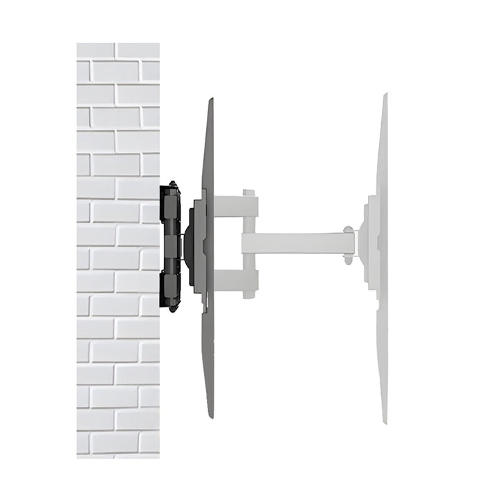 Maclean TV-holder, maks. VESA 400x400, 32-75", 50 kg, vertikal og horisontal vinkelregulering, profil 80-380 mm, sort, MC-788