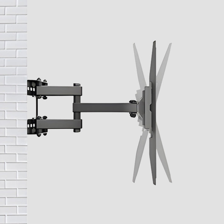 Maclean TV-holder, maks. VESA 400x400, 32-75", 50 kg, vertikal og horisontal vinkelregulering, profil 80-380 mm, sort, MC-788