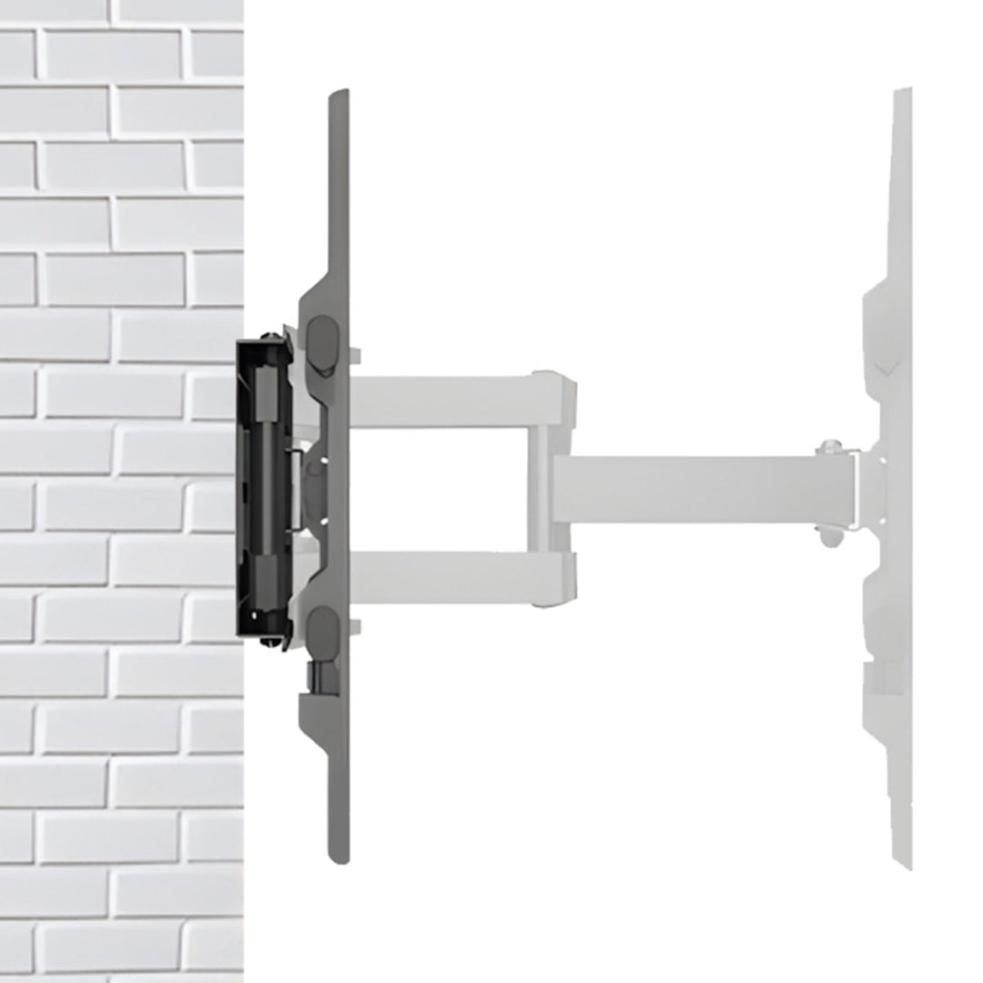 Maclean TV-holder, maks. VESA 600x400, 32-85", 60 kg, vertikal og horisontal vinkeljustering, profil 65-390 mm, sort, MC-789