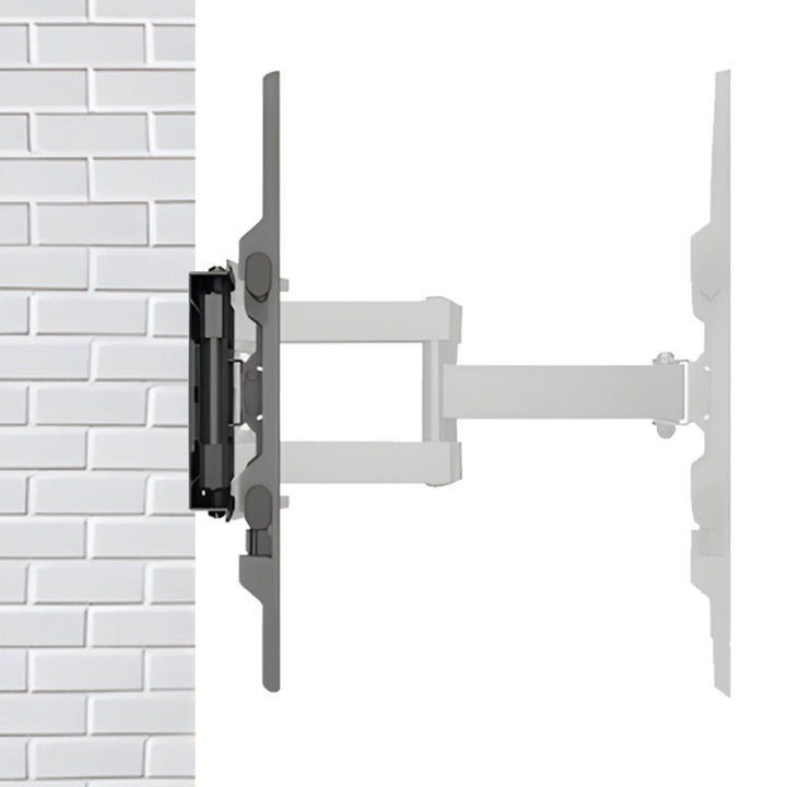 Maclean TV-holder, maks. VESA 600x400, 32-85", 60 kg, vertikal og horisontal vinkeljustering, profil 65-390 mm, sort, MC-789