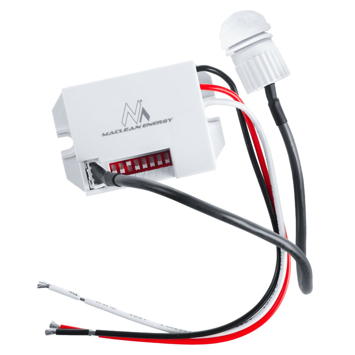 Maclean PIR-bevægelsessensor, med ekstern sensor, 12-24 V DC, 360°, MCE32 V