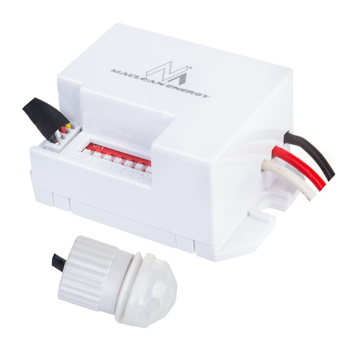 Maclean PIR-bevægelsessensor, med ekstern sensor, 12-24 V DC, 360°, MCE32 V