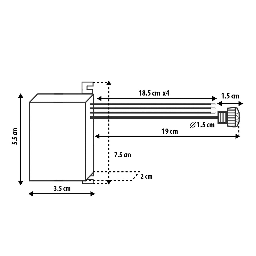 Maclean skumringsensor, med ekstern sonde, 12-24 V DC MCE34 V
