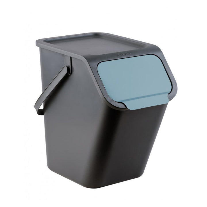 Practic beholder-sæt til sortering, 4x25 l, sort, Bini 10100577