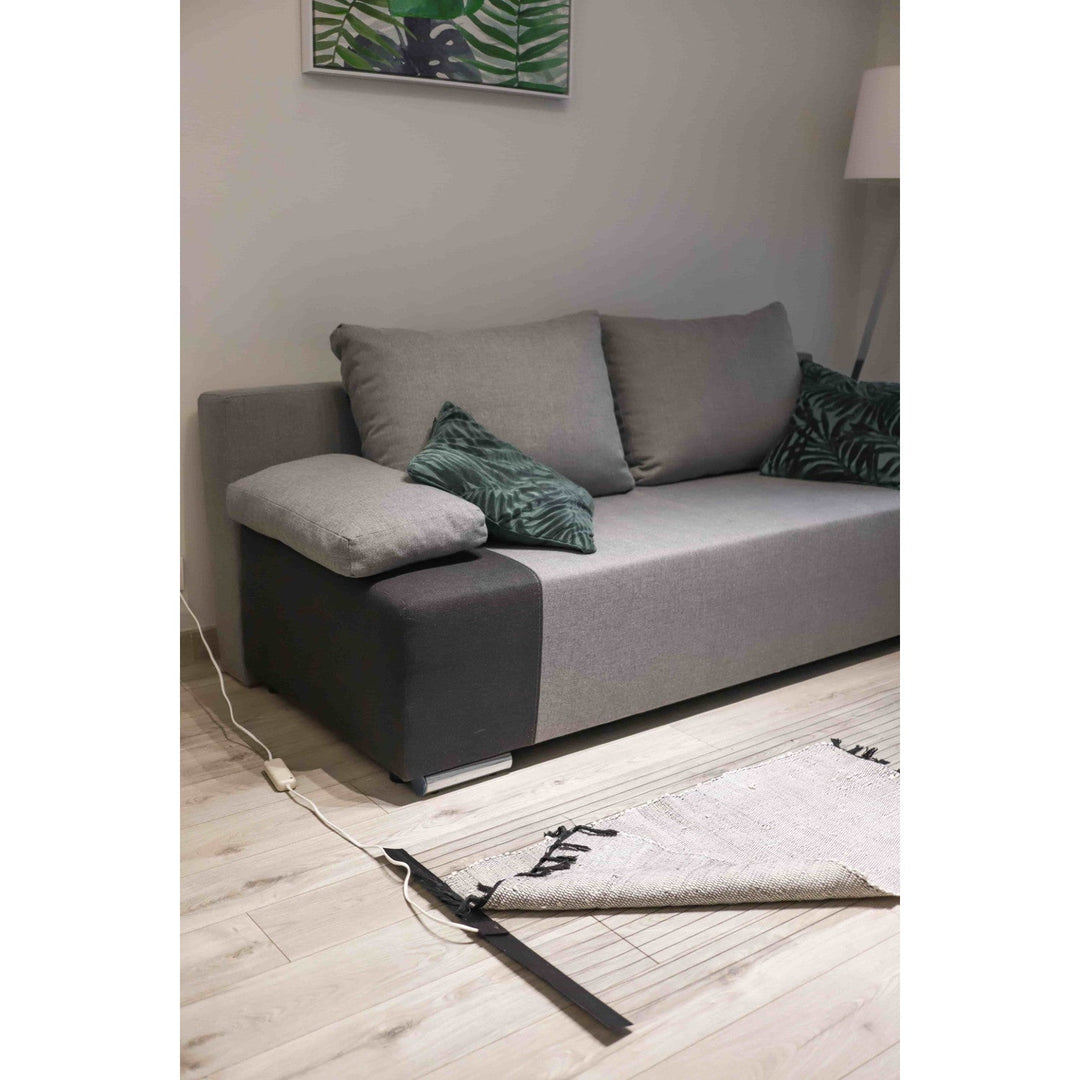 Gulvvarmer, transportabel infrarød gulvvarmer TRIO 100x60 cm