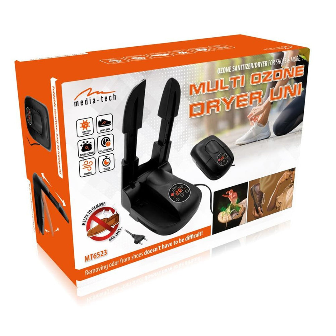 Media-Tech skotørrer, ozon-desinfektion, timer, MT6523