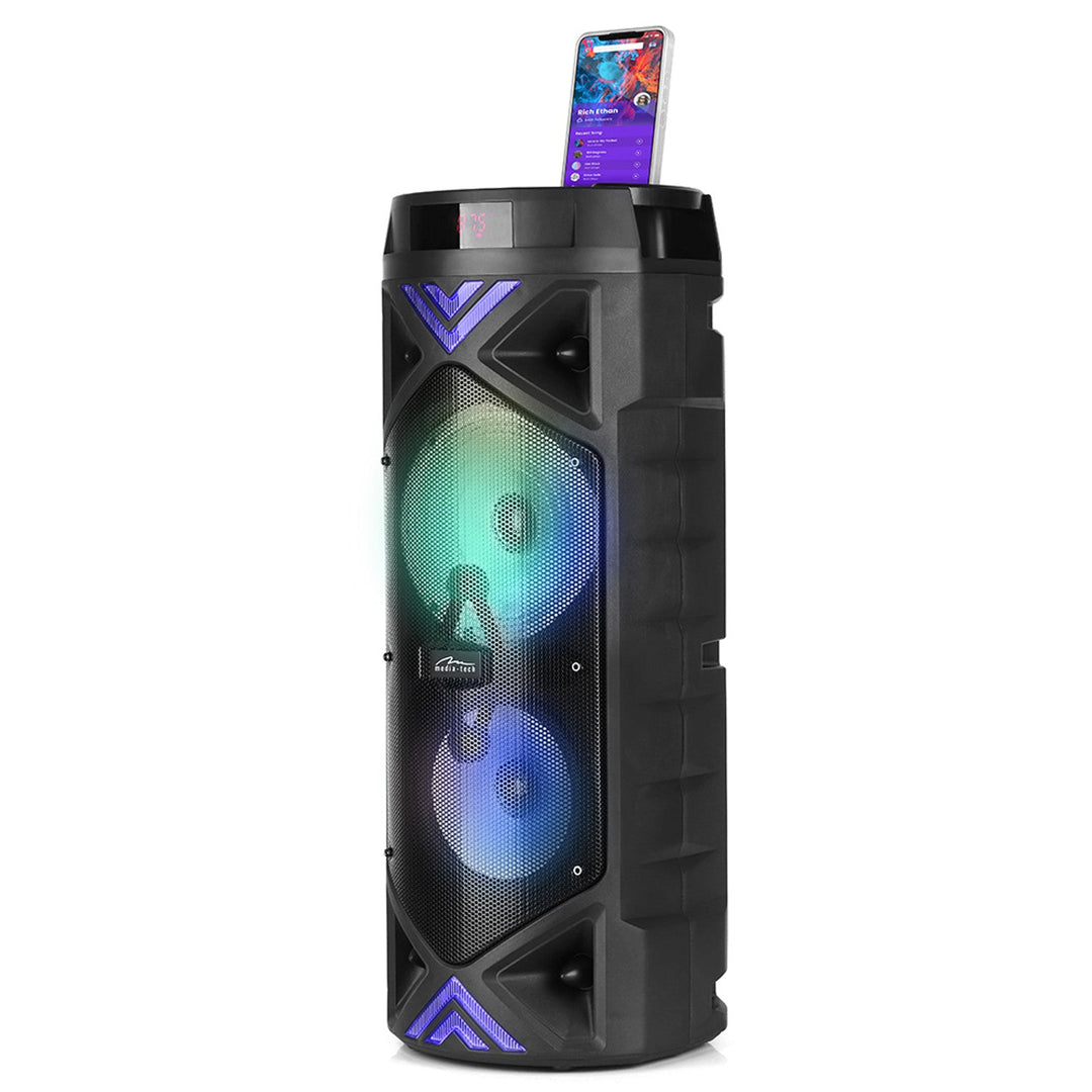 Bærbar højttaler fra Media-Tech, karaoke, Bluetooth 5.0, 1400 W, MT3182