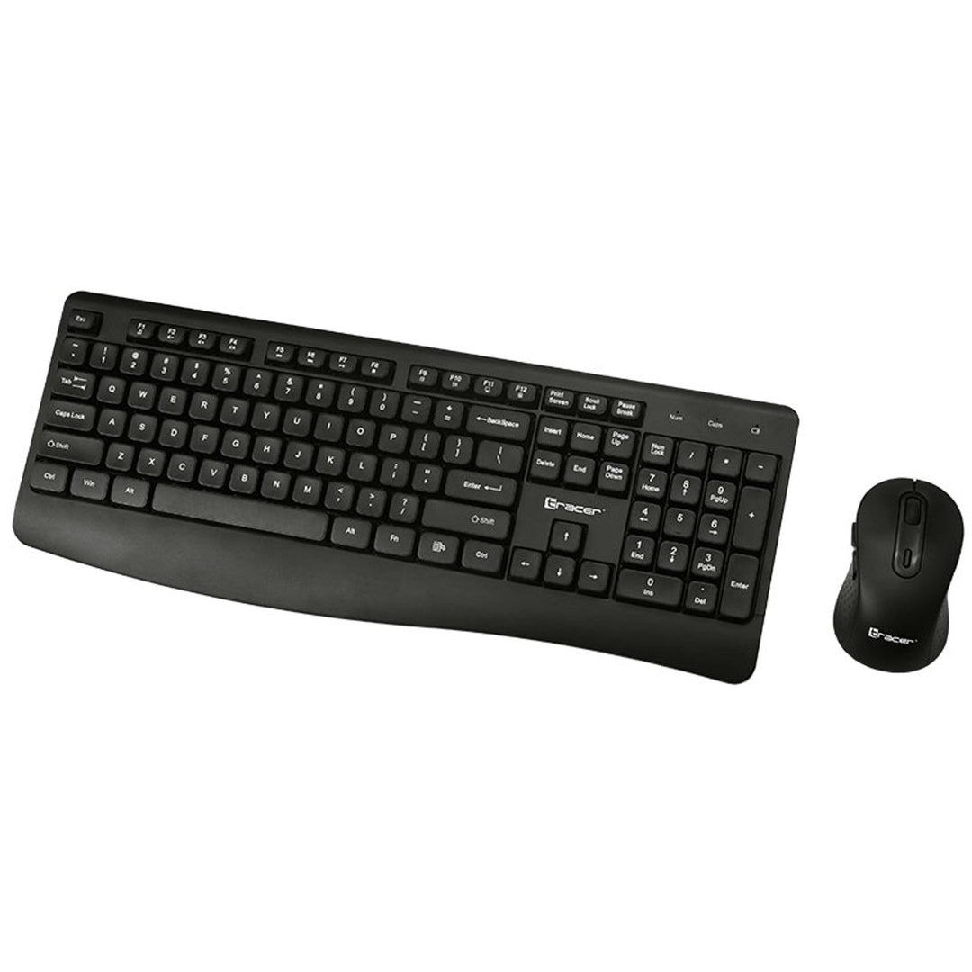 Tracer tastatur + mus-sæt, trådløst, optisk sensor, membrantastatur, BARTIX II RF NANO