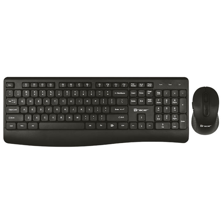 Tracer tastatur + mus-sæt, trådløst, optisk sensor, membrantastatur, BARTIX II RF NANO