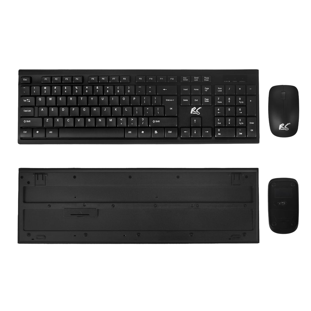 Tastatur + trådløs mus COMBO NanoRS, RS580 + musemåtte