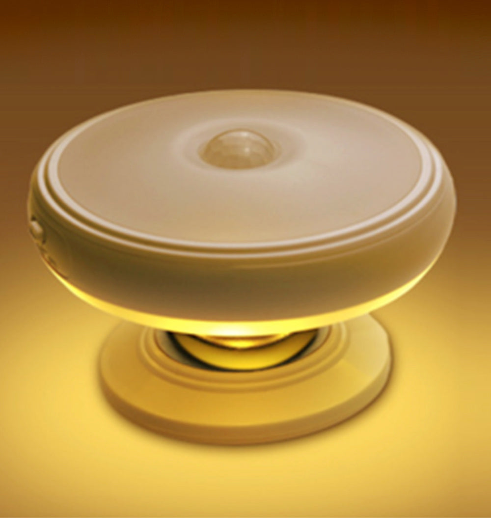 LED-lampe med bevægelsessensor Maclean, magnet, baggrundsbelysning, lysindstillinger: kontinuerlig, PIR-sensor, 3xAAA, MCE223, 2 stk.