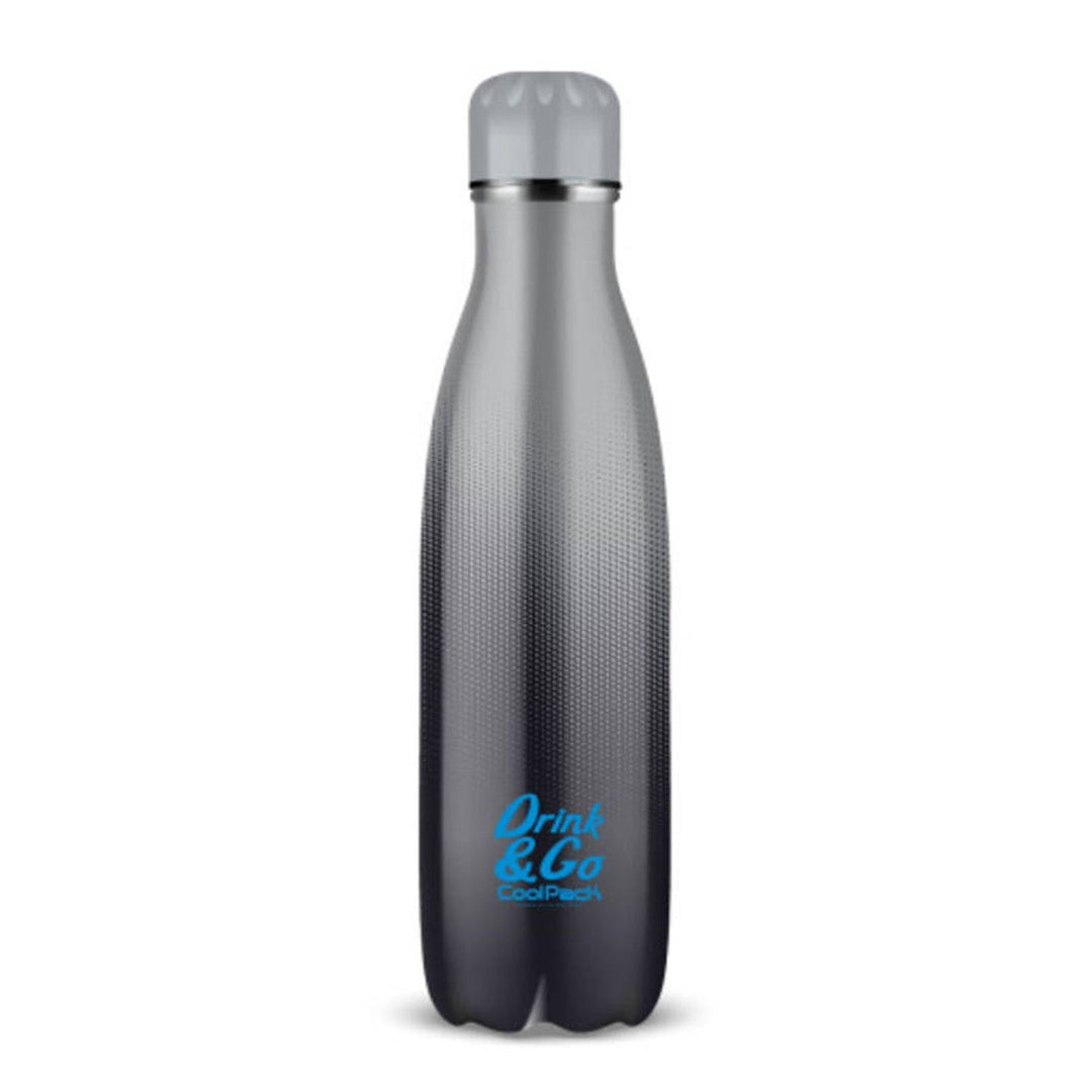 Coolpack termoflaske, 0,5 l, rustfrit stål, grå, Drink & Go Z04511