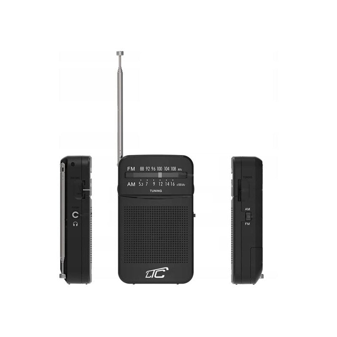 LXLTC2029C LEGA lommelydradio med AM/FM/AUX batteridrift LTC