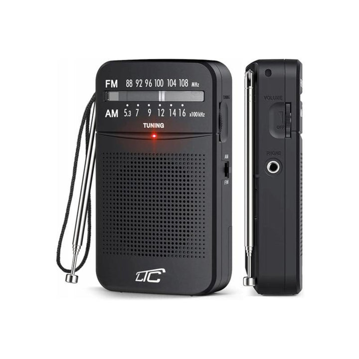 LXLTC2029C LEGA lommelydradio med AM/FM/AUX batteridrift LTC