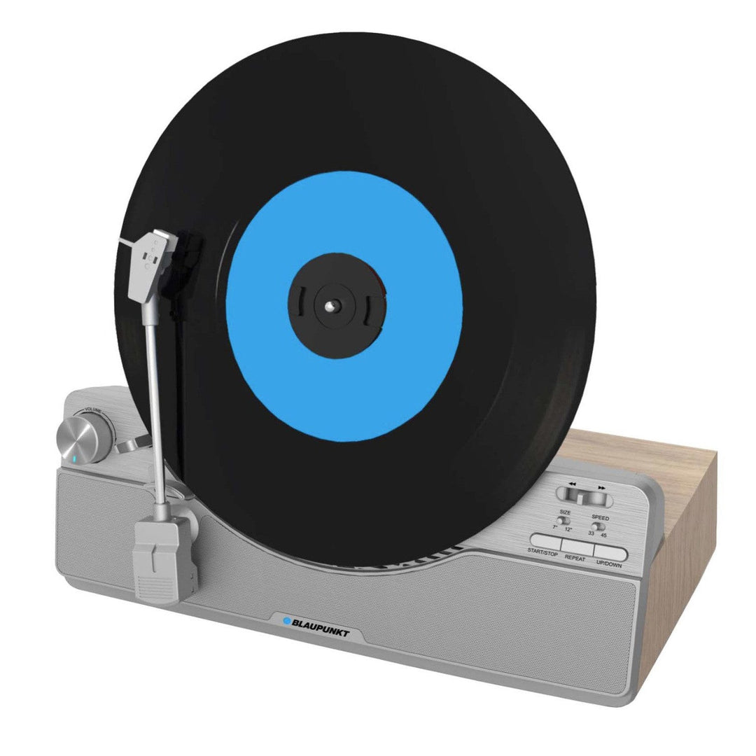 Blaupunkt vertikal grammofon, Bluetooth, 2x5W RMS, sølvfarvet, VT100SL