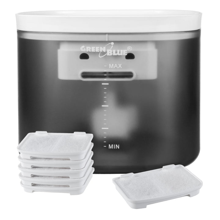 Automatisk vanddispenser / vanddrikke til dyr GreenBlue, 3L, USB 5V1A, GB392 + 6 ekstra filtre GB394