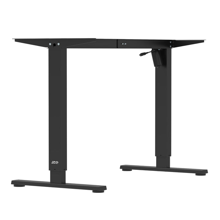 Elektrisk skrivebord med højdejustering Ergo Office, maks. højde 1160 mm, maks. 80 kg, uden bordplade til stående og siddende arbejde, sort, ER-400 B
