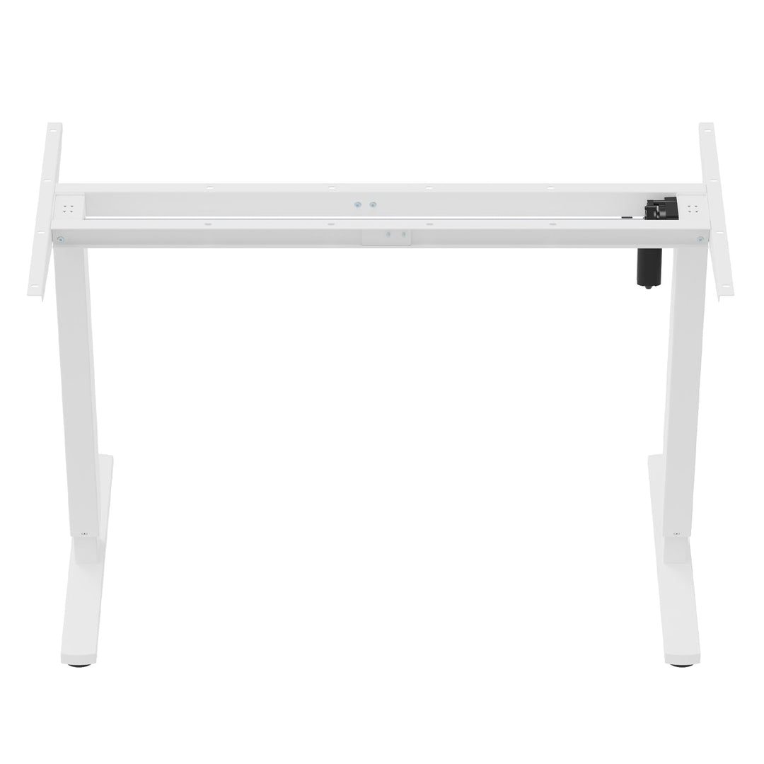 Elektrisk skrivebord med højdejustering Ergo Office, maks. højde 1160 mm, maks. 80 kg, uden bordplade til stående/siddende arbejde, hvid, ER-400 W