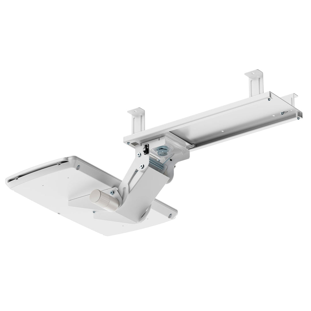 Maclean underbordstativ til tastatur, justerbart, maks. 5 kg, hvidt, MC-156 W